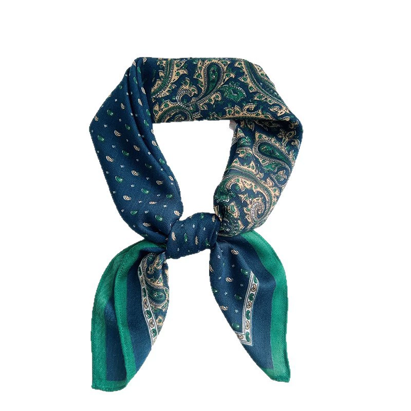 Vintage Paisley Square Scarf view 5