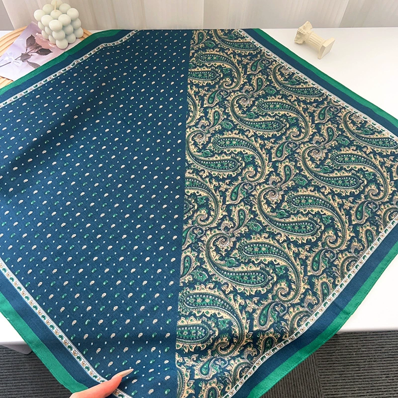 Vintage Paisley Square Scarf view 6