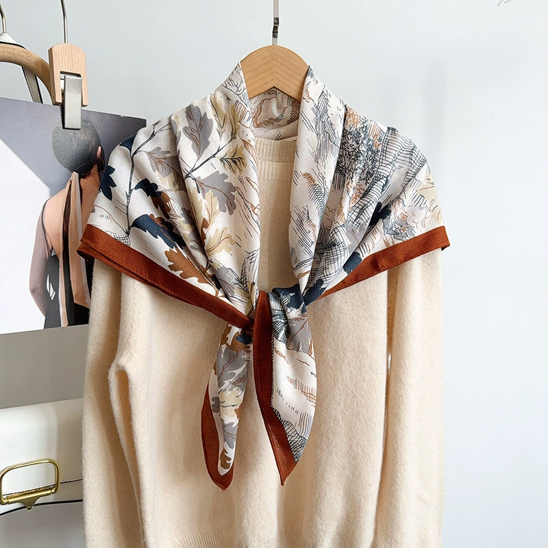 Velvet Print Shawl Wrap