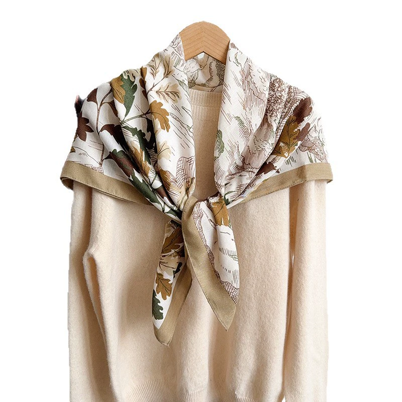 Velvet Print Shawl Wrap view 5