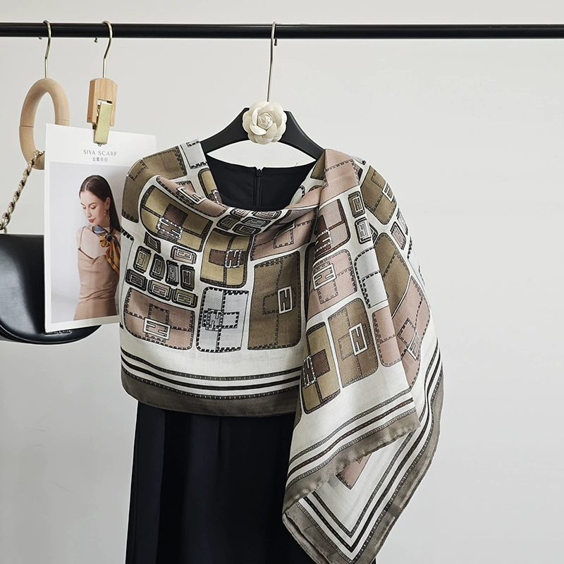 Cotton Linen Print Shawl view 6