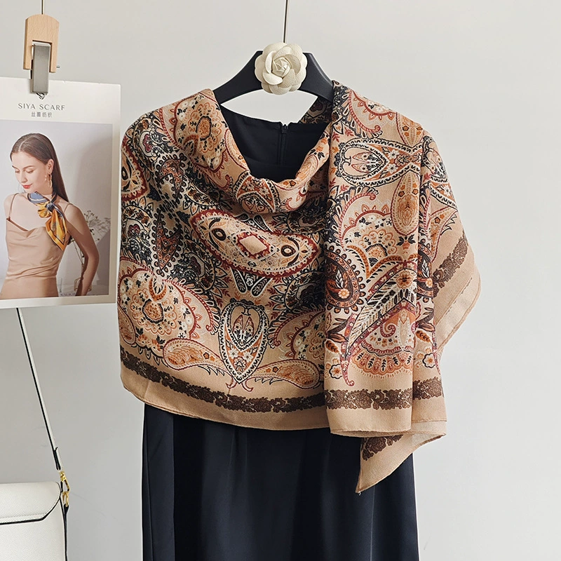 Paisley Print Long Scarf view 6