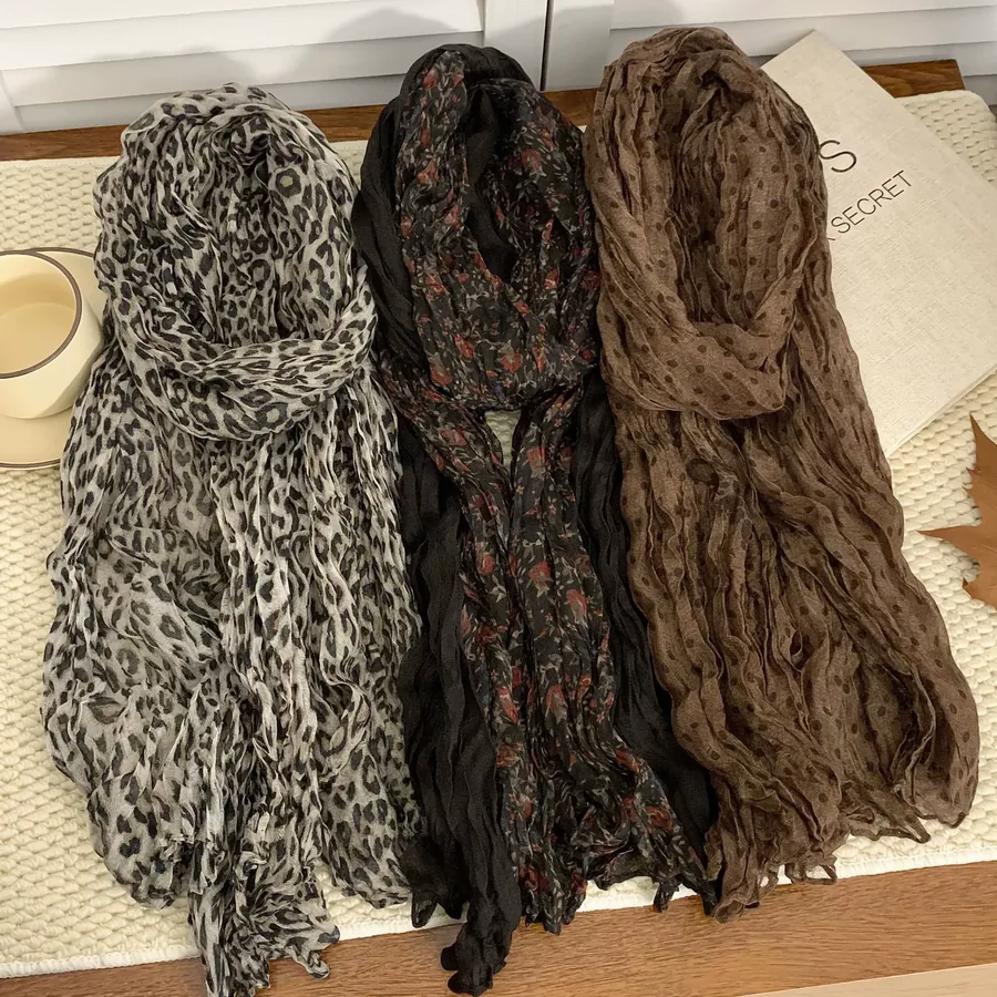 Linen Cotton Scarf Wrap