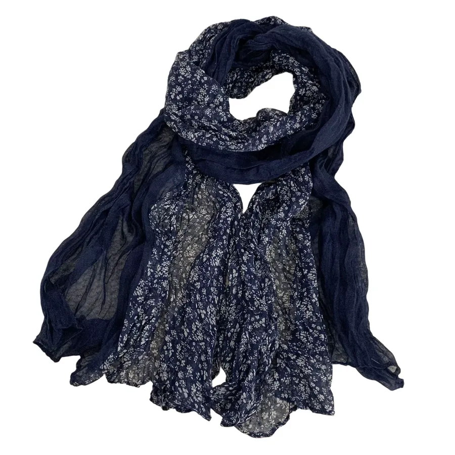 Linen Cotton Scarf Wrap view 5
