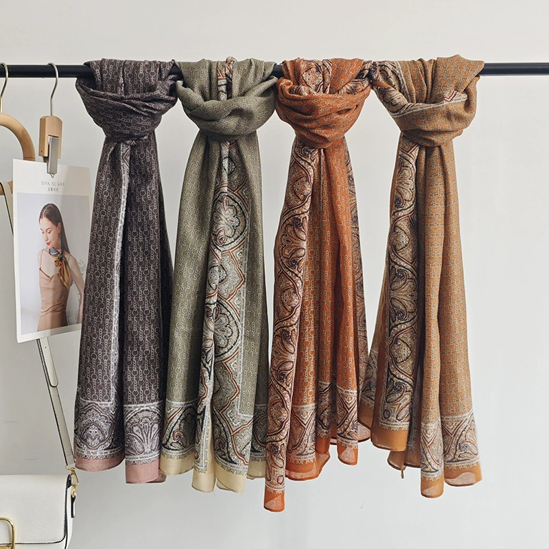 Paisley Print Shawl Wrap view 4