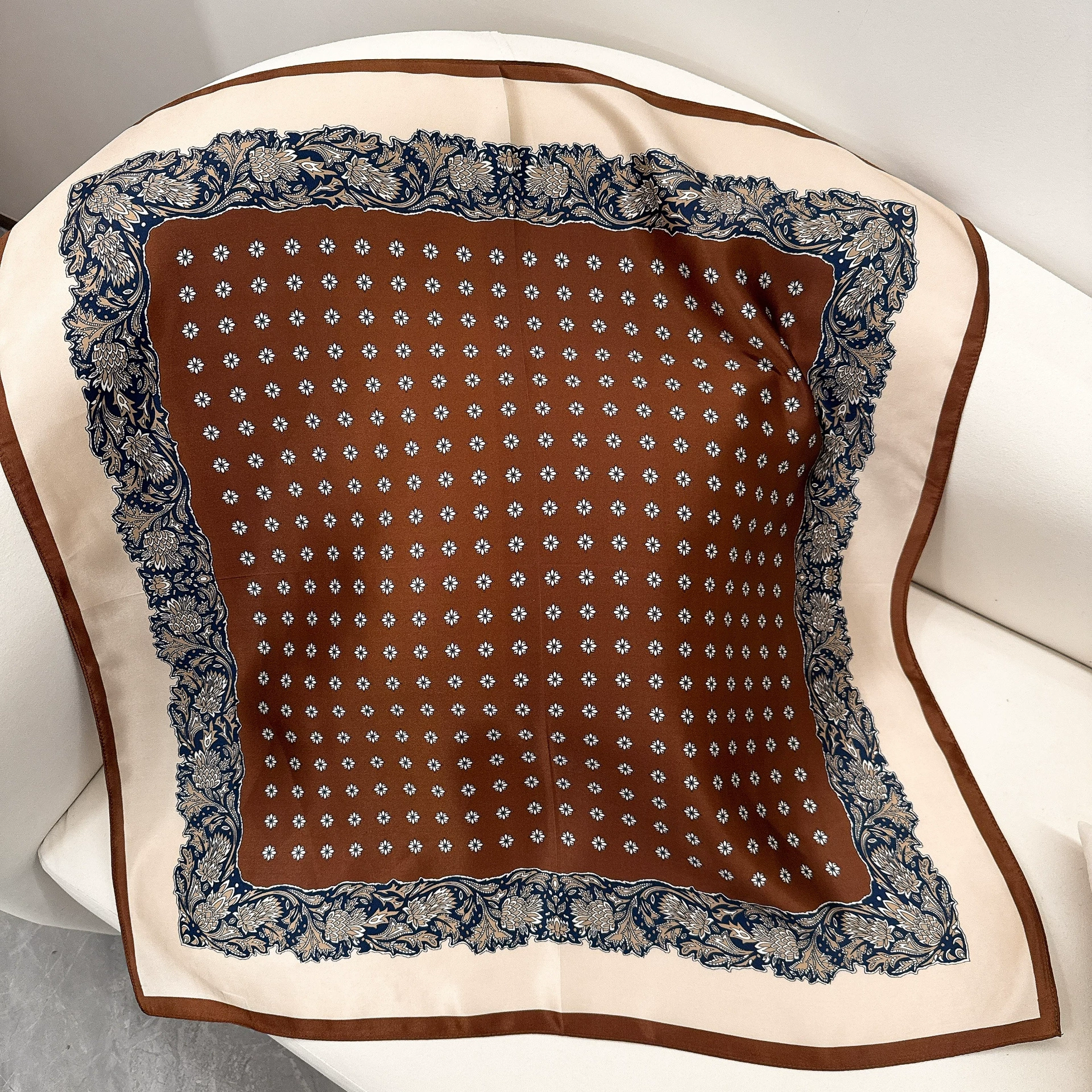 Mulberry Silk Polka Dot Scarf view 3