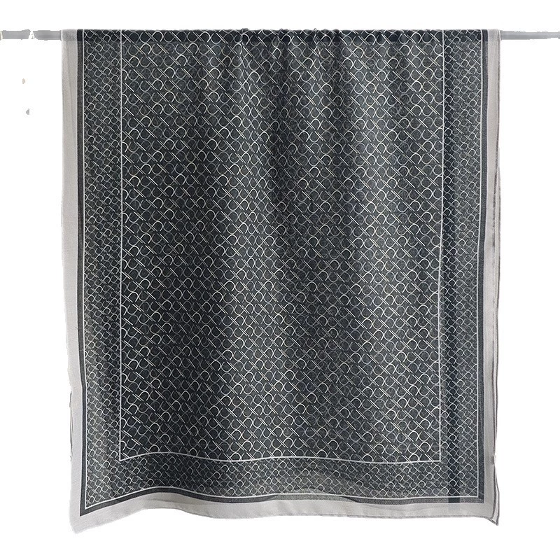 Color Block Print Shawl view 5