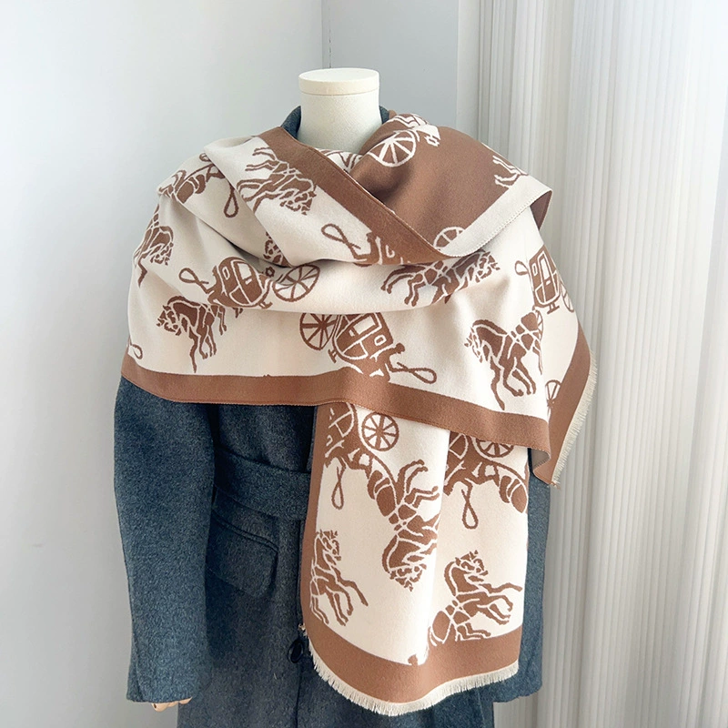 Horse Print Shawl Wrap