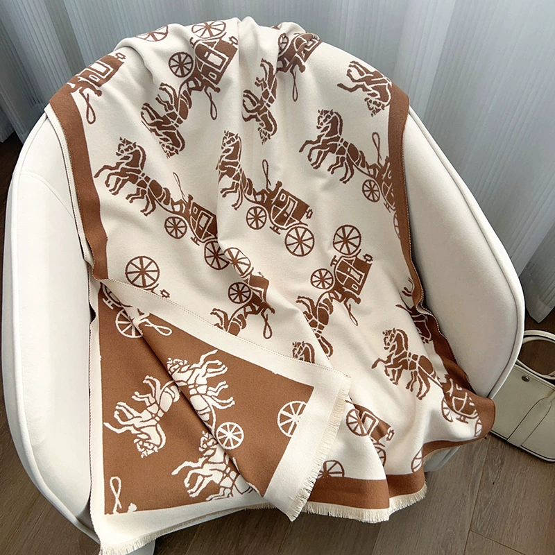 Horse Print Shawl Wrap view 2