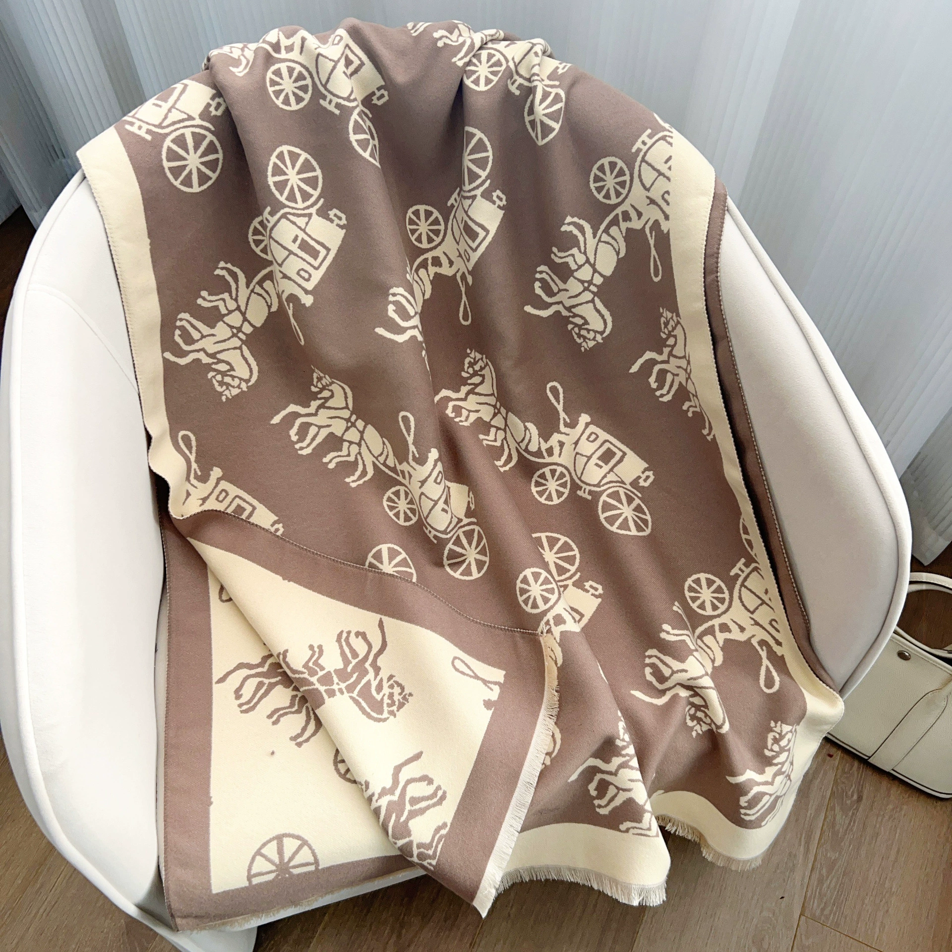 Horse Print Shawl Wrap view 4