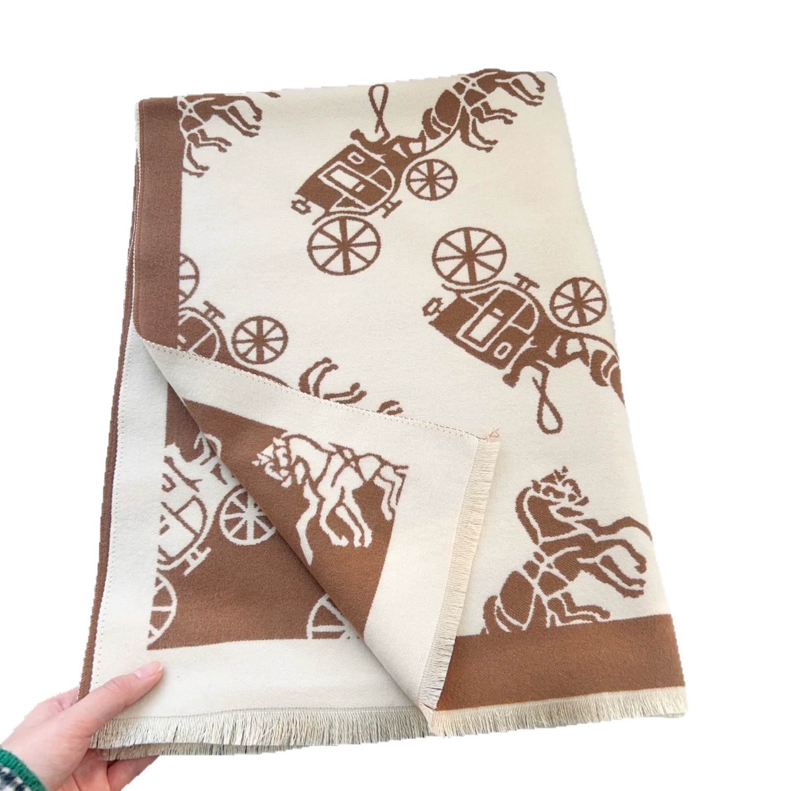 Horse Print Shawl Wrap view 5