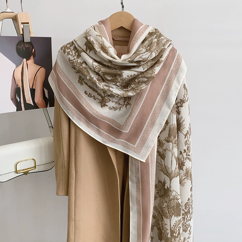 Vintage Print Shawl Wrap view 2