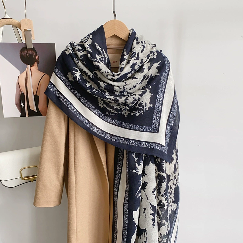 Vintage Print Shawl Wrap view 3