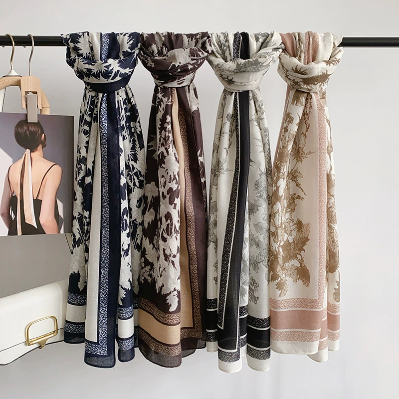 Vintage Print Shawl Wrap view 4