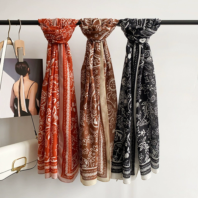 Paisley Print Shawl Wrap view 4