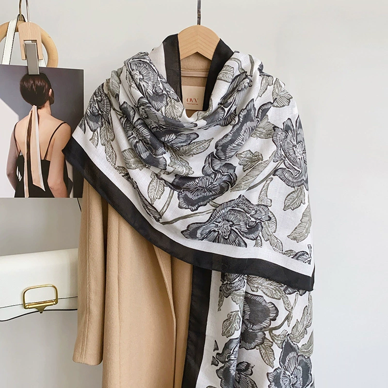 Floral Print Shawl Wrap view 2
