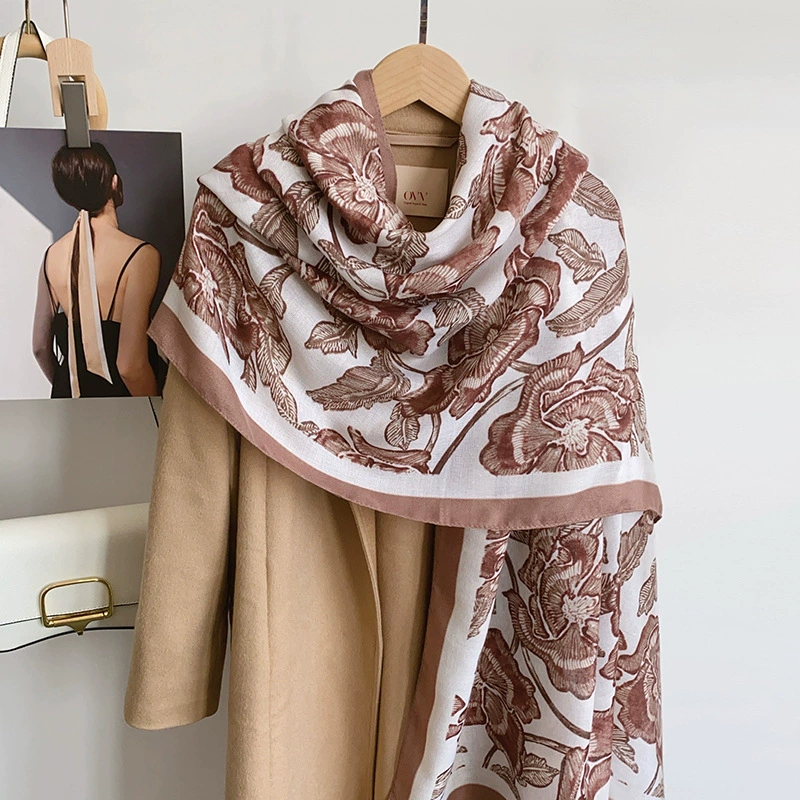 Floral Print Shawl Wrap view 3