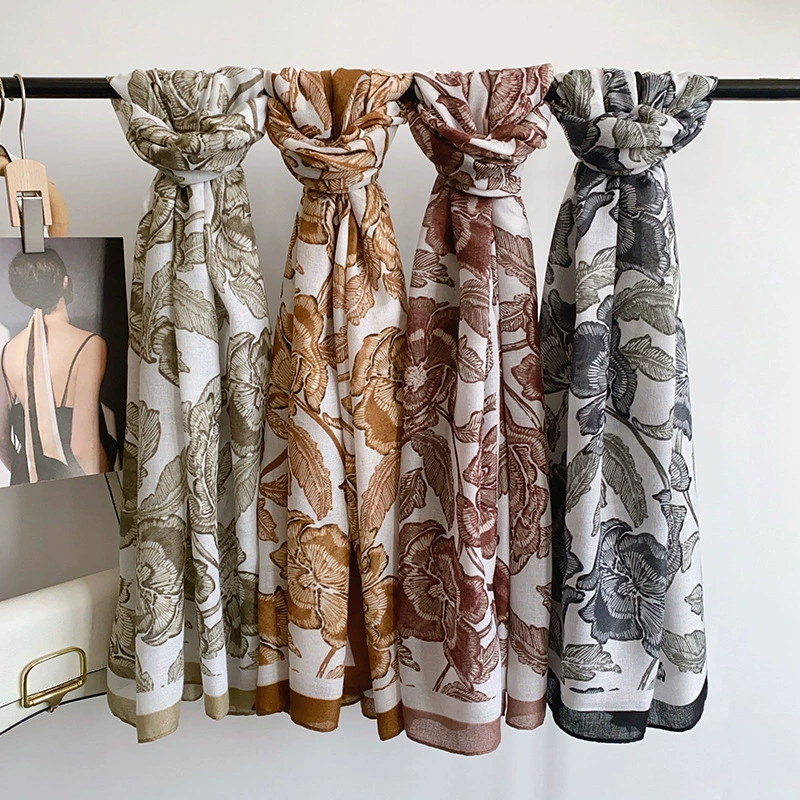 Floral Print Shawl Wrap view 4