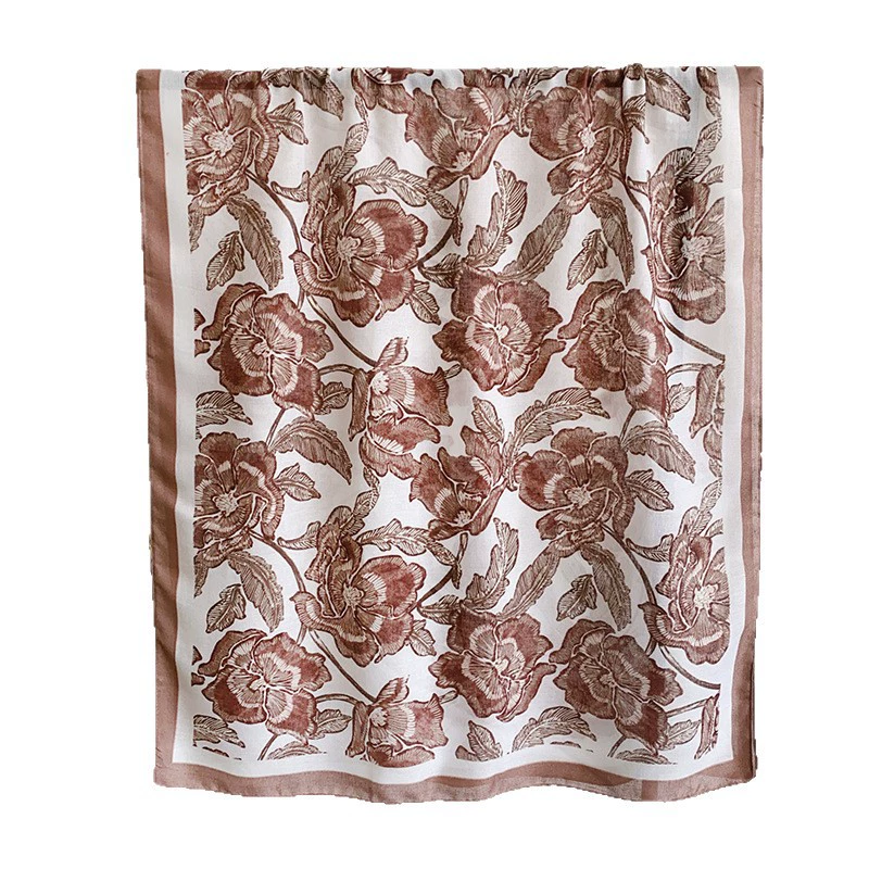 Floral Print Shawl Wrap view 5
