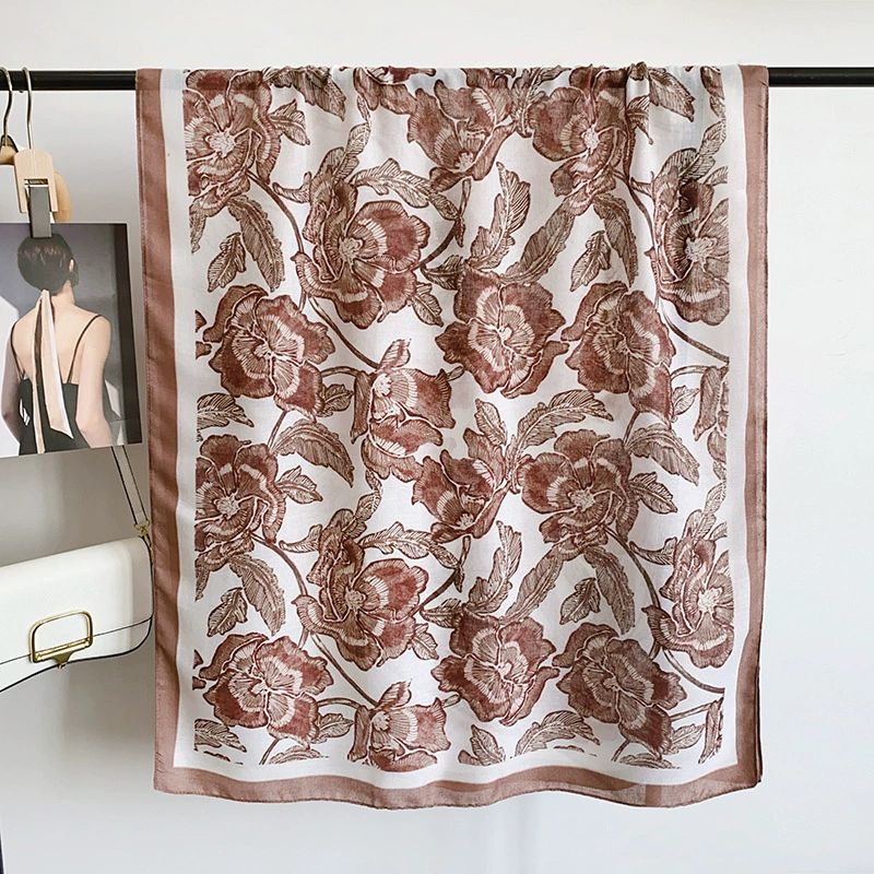 Floral Print Shawl Wrap view 6