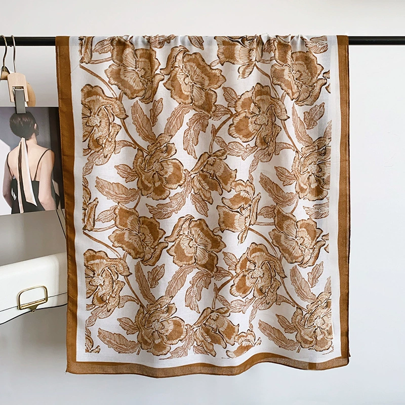 Floral Print Shawl Wrap view 7