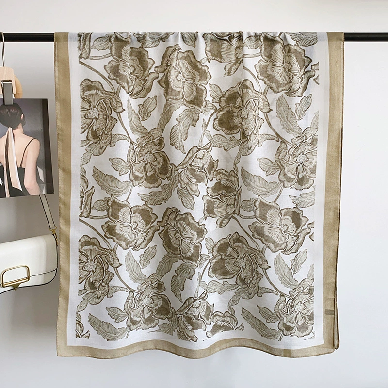 Floral Print Shawl Wrap view 9