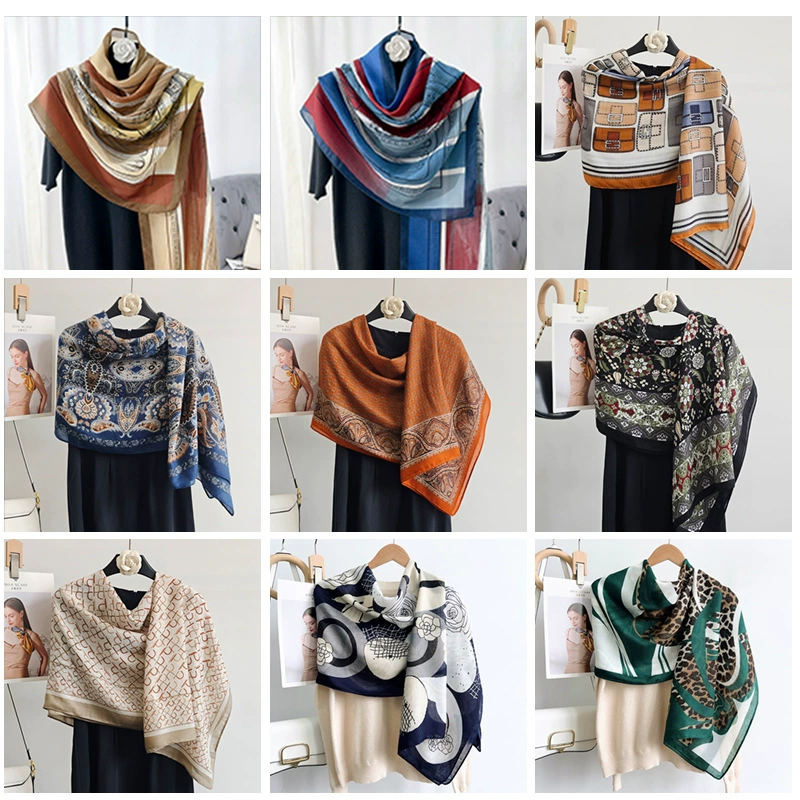 Paisley Print Shawl Wrap