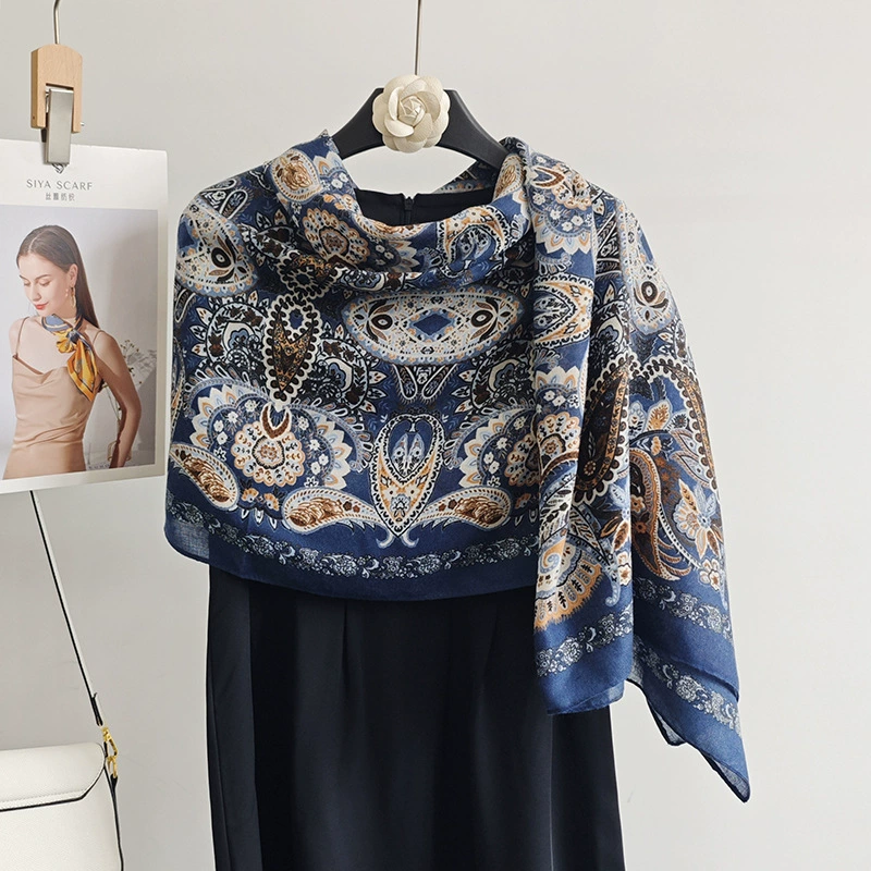 Paisley Print Shawl Wrap view 4