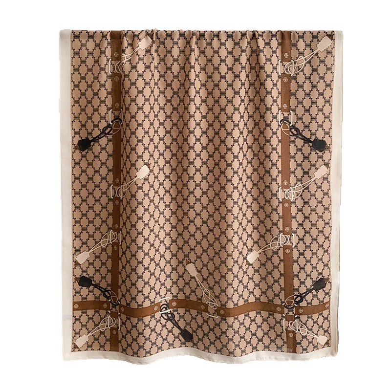 Chain Print Shawl Wrap view 5