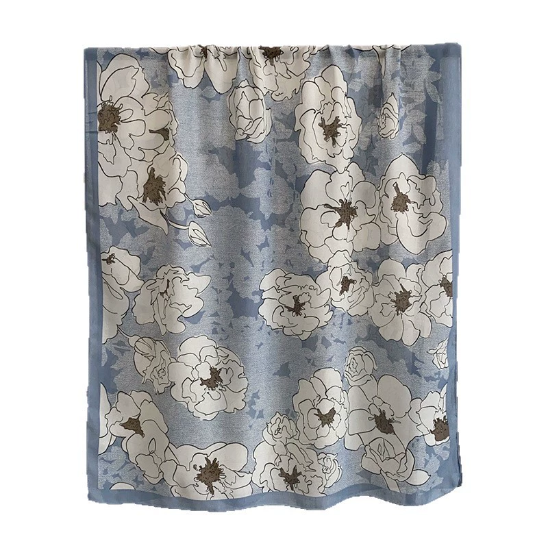 Rose Print Shawl Wrap view 5