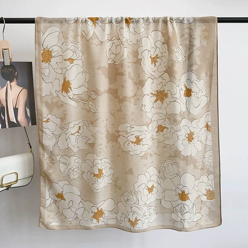 Rose Print Shawl Wrap view 7
