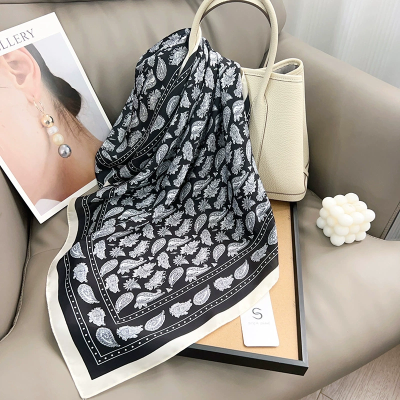 Foulard cheveux motif cachemire view 2