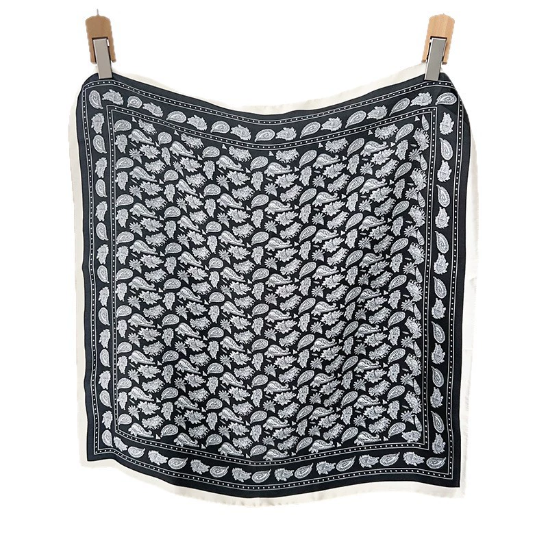 Foulard cheveux motif cachemire view 5