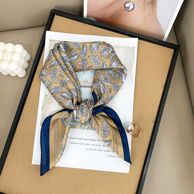Foulard cheveux motif cachemire view 6