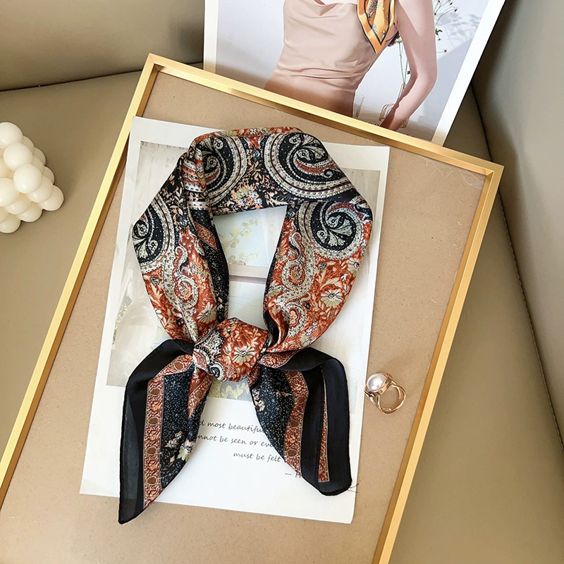 Foulard cheveux motif cachemire view 2
