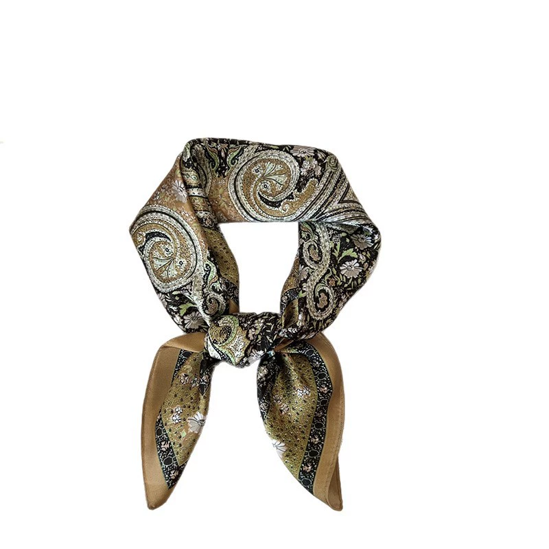 Foulard cheveux motif cachemire view 5