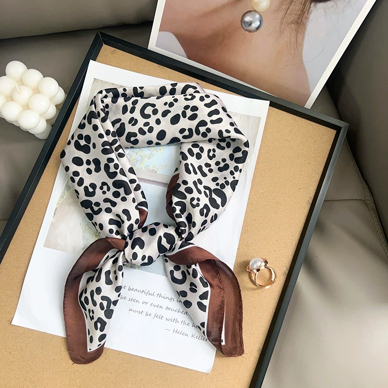 Leopard Print Hair Scarf view 2
