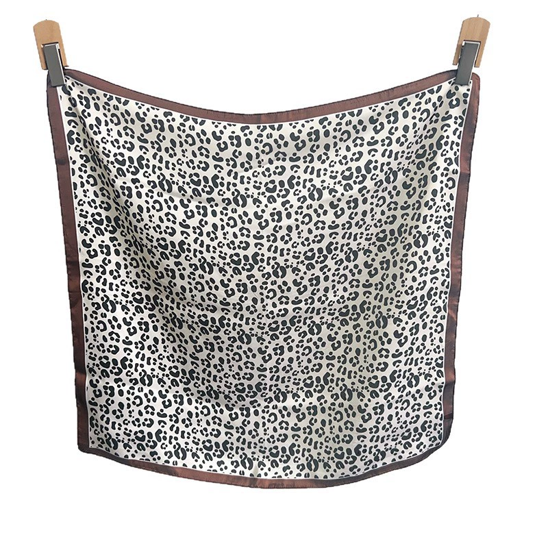 Leopard Print Hair Scarf view 5