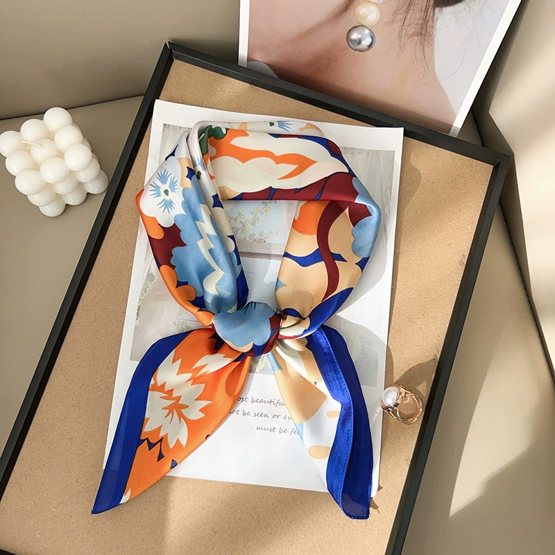 Polyester Printed Square Scarf 65cm