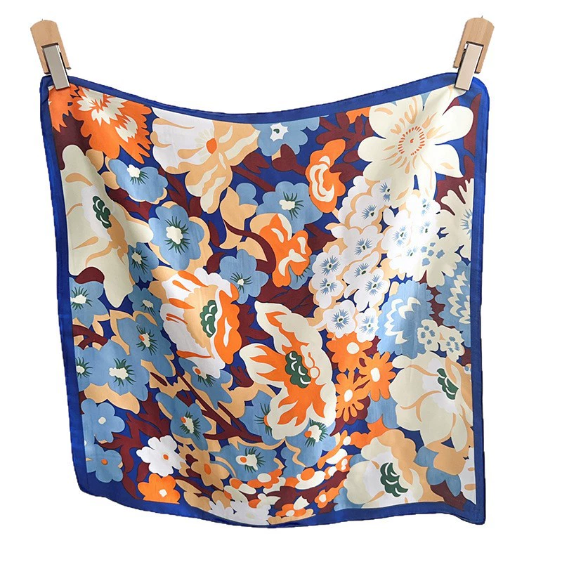 Polyester Printed Square Scarf 65cm view 5