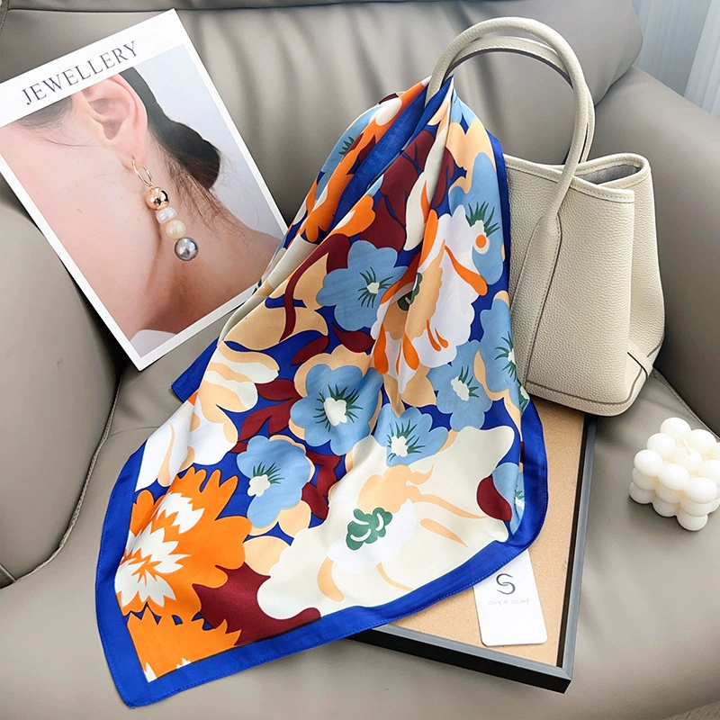 Polyester Printed Square Scarf 65cm view 6