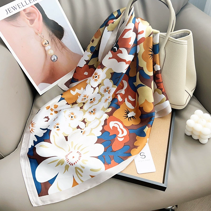 Polyester Printed Square Scarf 65cm view 7
