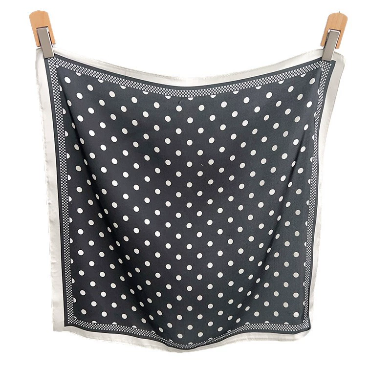 Polka Dot Polyester Square Scarf view 5