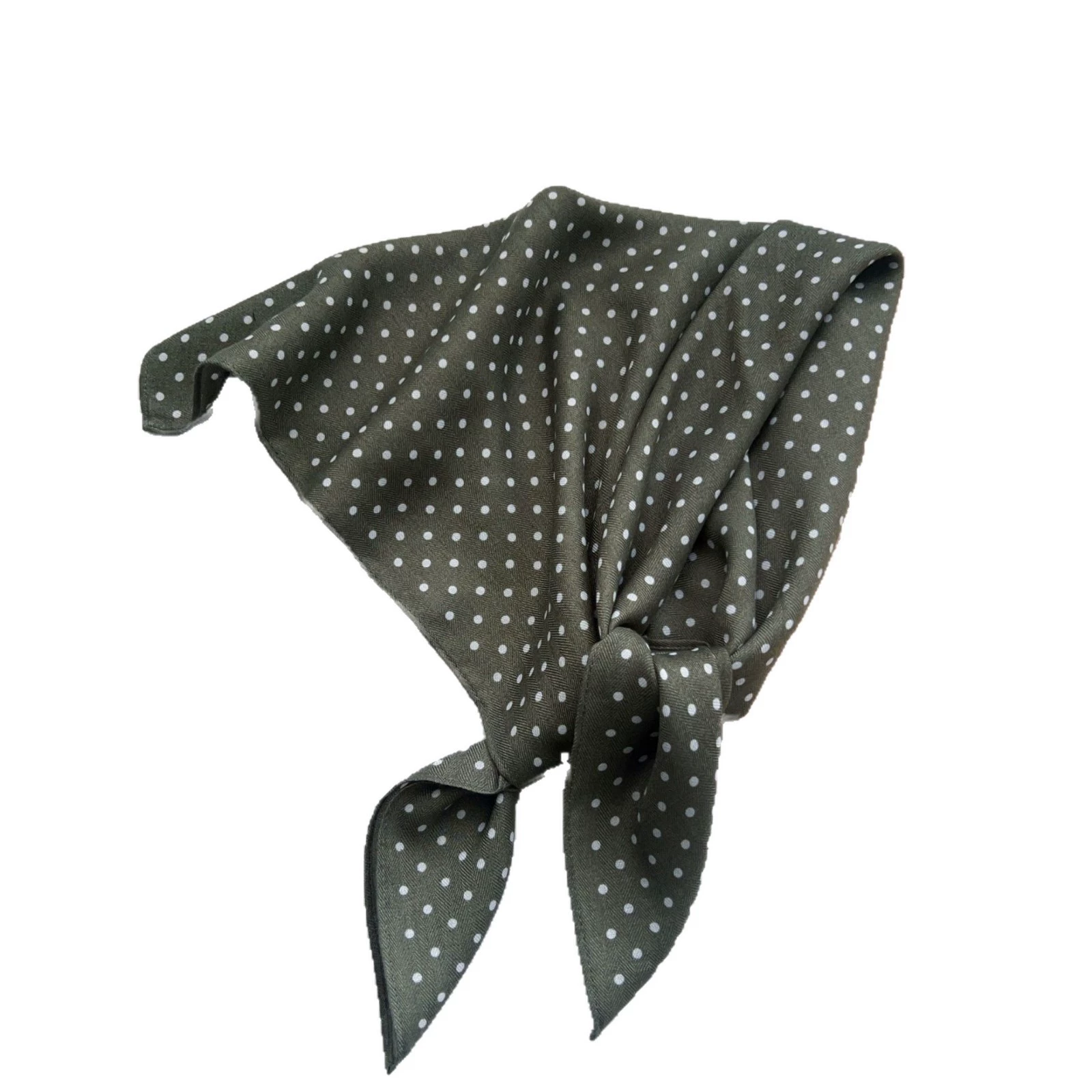 Polka Dot Polyester Square Scarf view 5