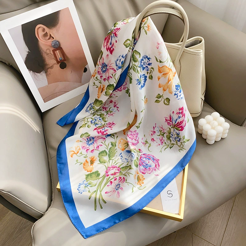 Polyester Square Scarf with Print