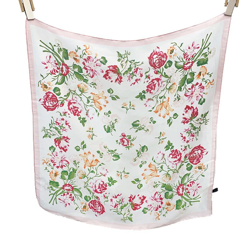 Polyester Square Scarf with Print view 5