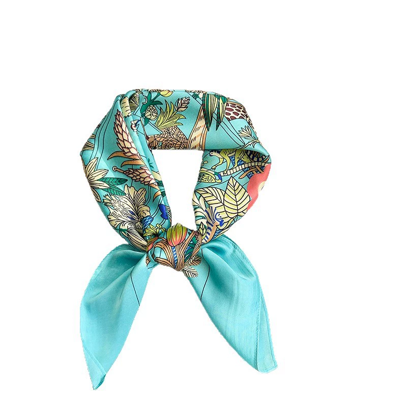 Floral Print Square Scarf view 5