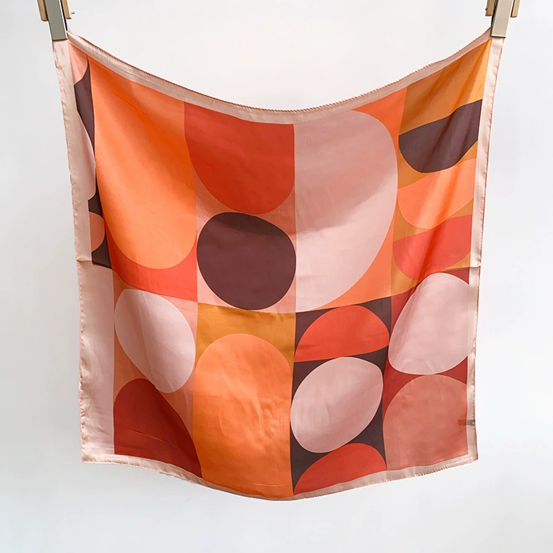 Geometric Print Square Scarf view 8