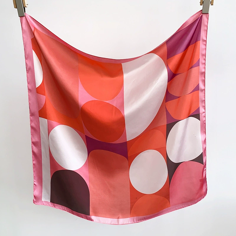 Geometric Print Square Scarf view 9