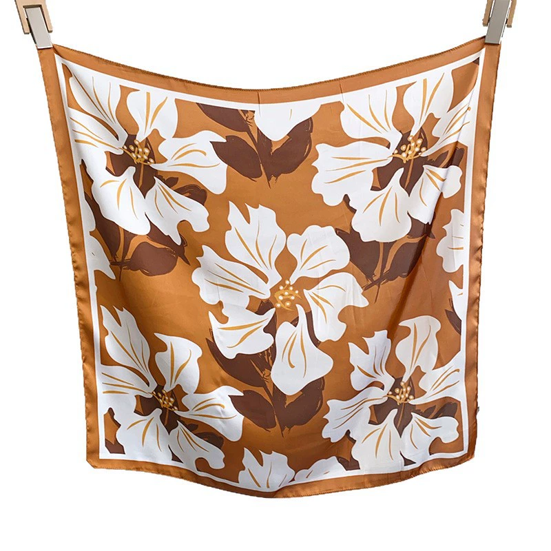 Floral Print Square Scarf view 5
